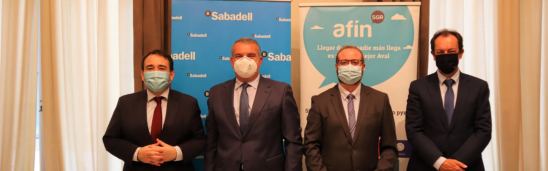 Banco Sabadell aumenta su linea de prestamos con Afin SGR hemeroteca cesgar web