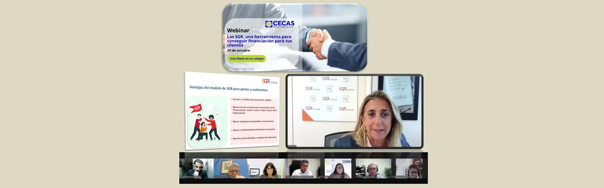 Cesgar organiza una webinar en colaboración con el Colegio de Mediadores de Seguros ultimas noticias cesgar