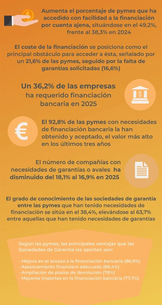 Infografía XV Informe Financiación Pyme 2