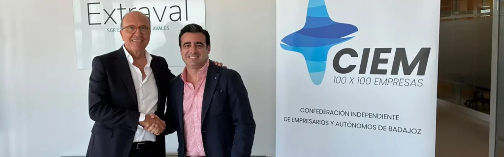 Extraval firma un acuerdo con CIEM para facilitar el acceso a la financiación a las pymes y autónomos de Extremadura ultimas noticias cesgar